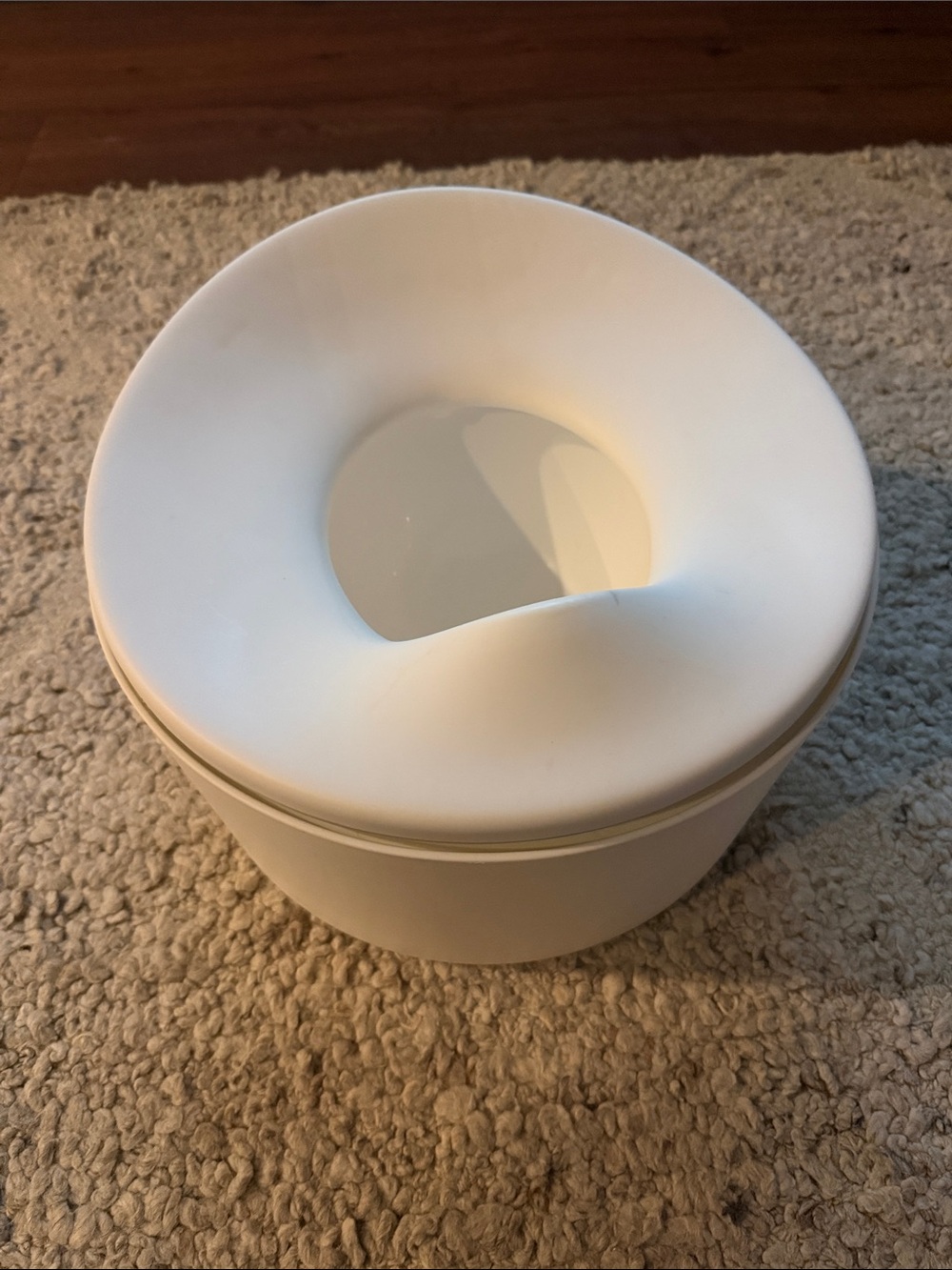 White Toddler Potty Seat – Comfortable Soft-Rim Training Seat